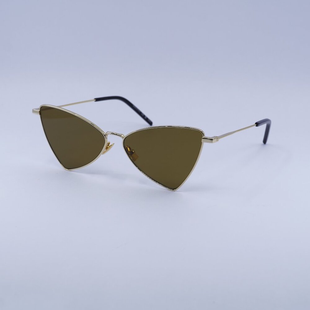 🕶️ New Saint Laurent SL303 JERRY 011 Sunglasses - Gold Frame, Brown Lenses - Picture 2 of 9